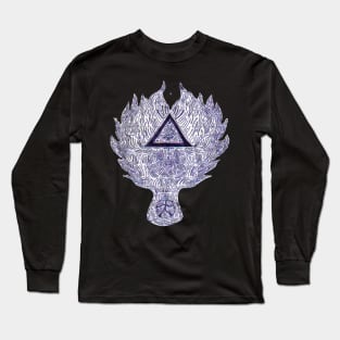 Tribal Hand Drawing 1 - A Spiritual Meaning Long Sleeve T-Shirt